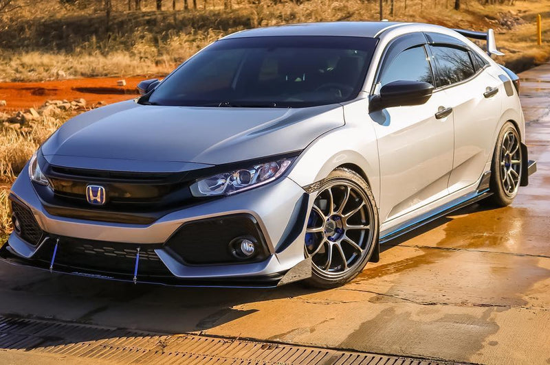 2017-2021  Honda Civic V1 Canards (Hatchback, Si Coupe, Si Sedan)