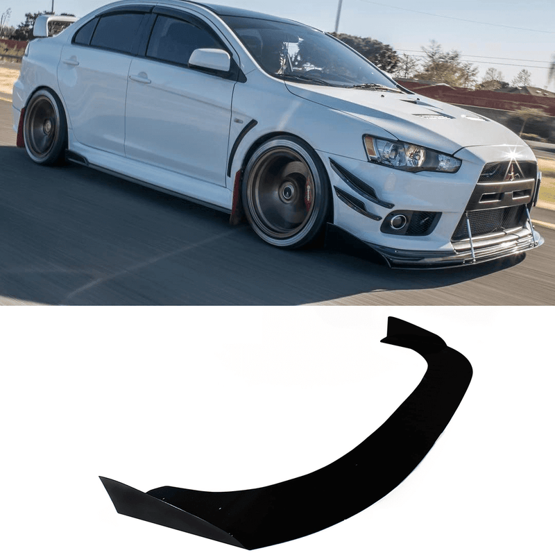 2007-2015 Mitsubishi Evo X Front Splitter V2