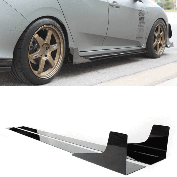 2017-2021 Honda Civic Side Skirt Extension (Civic Hatch/Sedan) V3