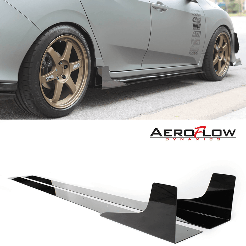 2017-2021 Honda Civic Side Skirt Extension (Civic Hatch/Sedan) V3