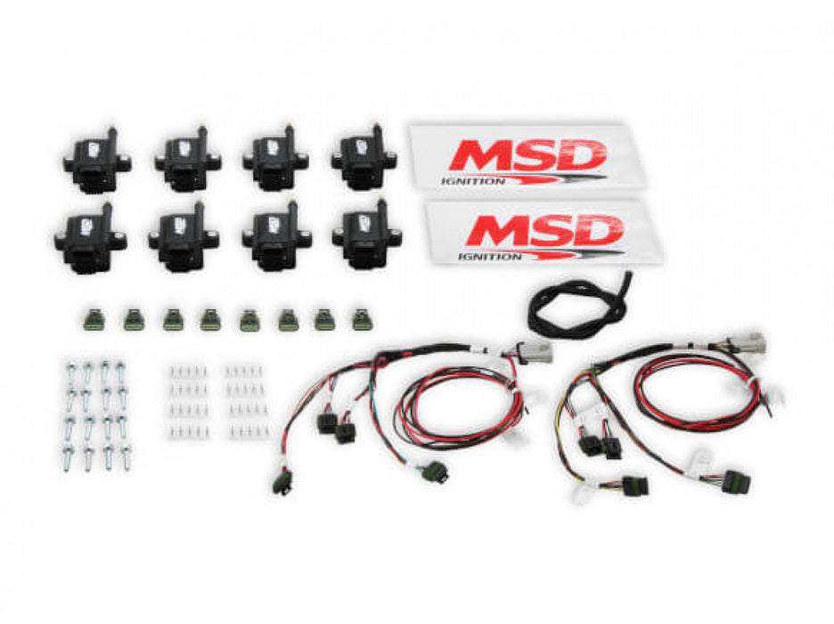 MSD Ignition Coil - Smart - Big Wire Kit - Black