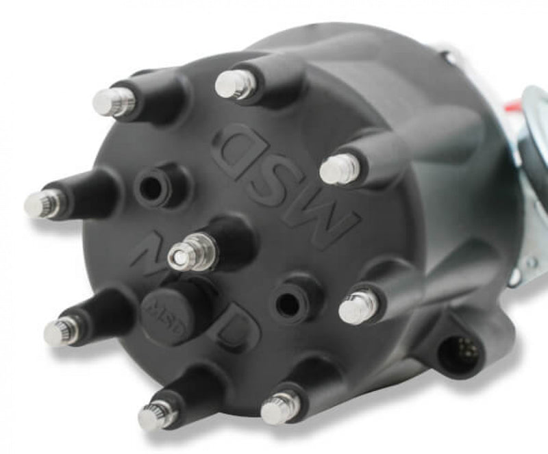 Chevy V8 w/Internal Module Distributor and Black Cap