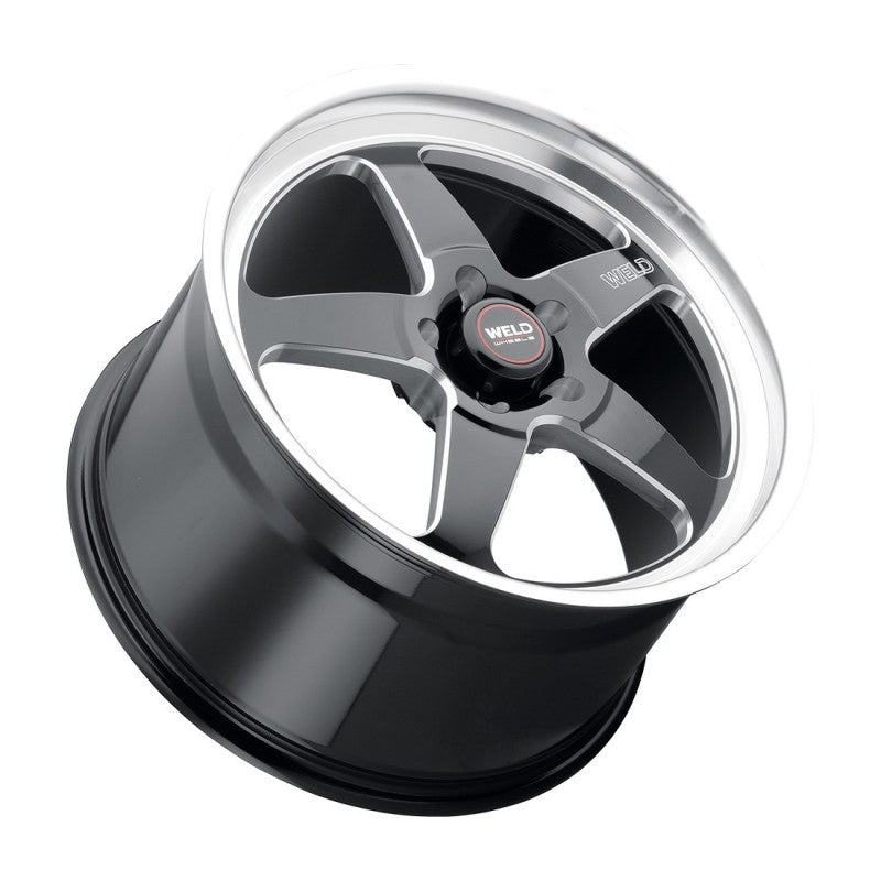 Weld S155 18X5 Ventura Drag 5X115 ET-32 BS1.5 Gloss Black MIL Dia 78.1