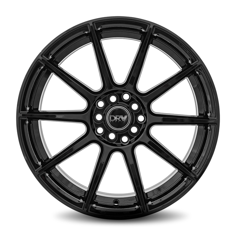 DRW Wheels D10 18x8 5x108/114.3 40 73.1 Gloss Black