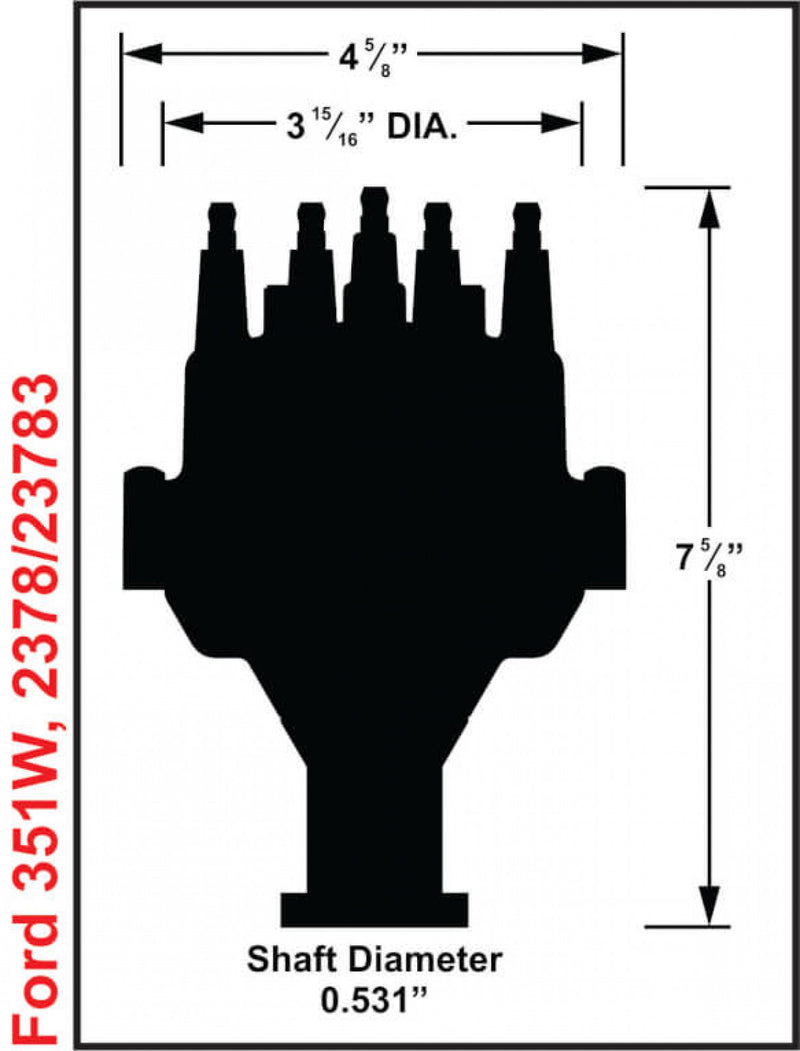 Ford 351W Dual Sync Distributor