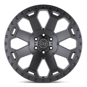 BR WARLORD 17X8 6X130 +52 84 M-GNMTL