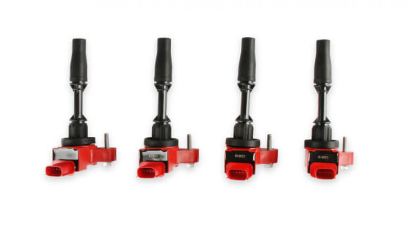 MSD Ignition Coil - Blaster Series - GM 4-Cyl Engines - Red - 4-Pack