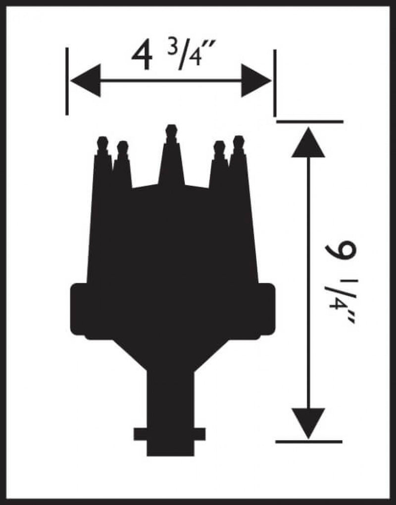 Ford 289, 302 E-Curve Pro-Billet Distributor