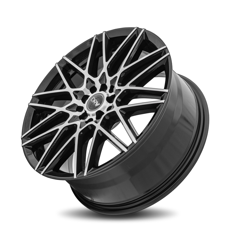 DRW Wheels D17 18x8 5x108/114.3 40 73.1 Gloss Black