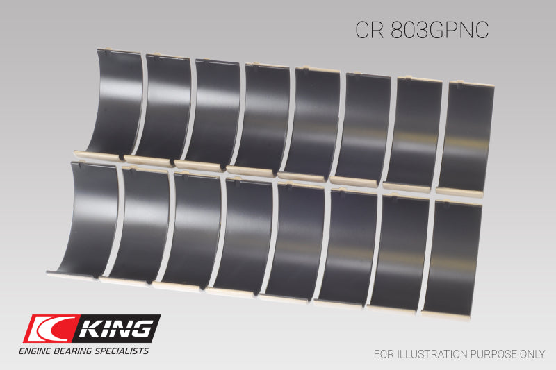 King Engine Bearings Chevrolet SBC 265CI/283CI/327CI (Size Standard) Connecting Rod Bearing Set