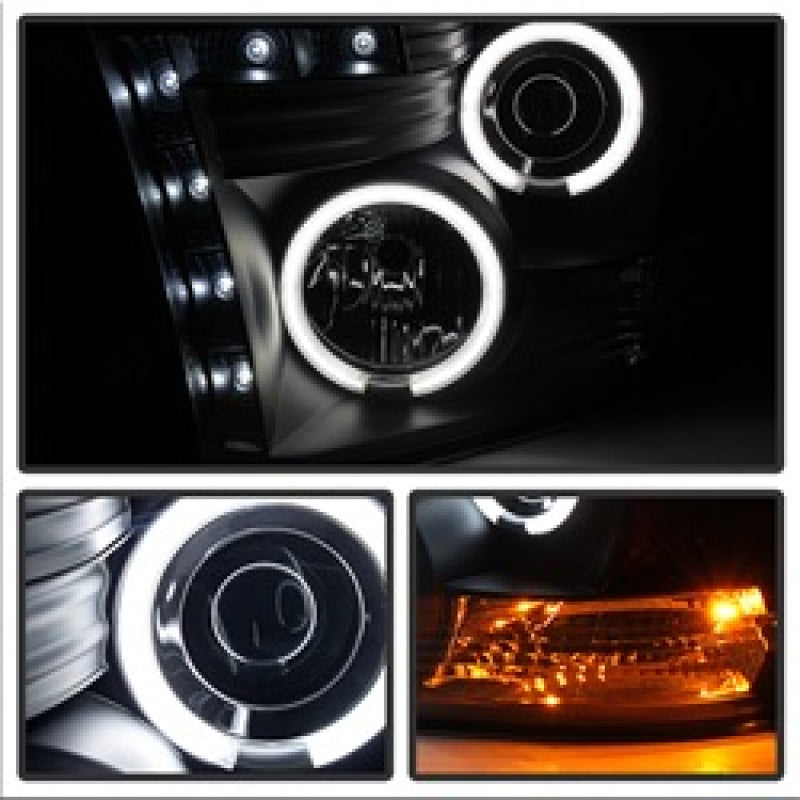 Spyder Dodge Ram 1500 09-14 Projector Headlights Halogen- CCFL Halo LED - Blk PRO-YD-DR09-CCFL-BK  (CLOSE OUT)