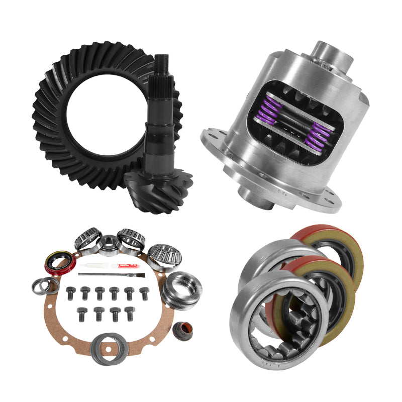 Yukon Gear 8.8in Ford 3.27 Rear Ring & Pinion Install Kit 2.25in OD Axle Bearings and Seals