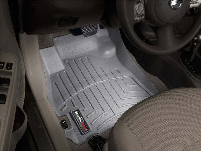 WeatherTech 2016+ BMW 7-Series Front FloorLiner - Grey (Vehicles w/No Rear Executive Lounge Seating)