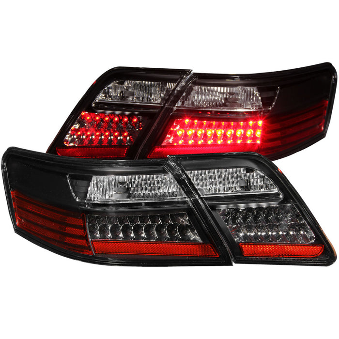 ANZO 2007-2009 Toyota Camry LED Taillights Black