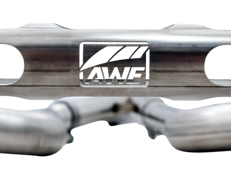 AWE Tuning BMW F8X M3/M4 Track Edition Cat-Back Exhaust - Chrome Silver Tips