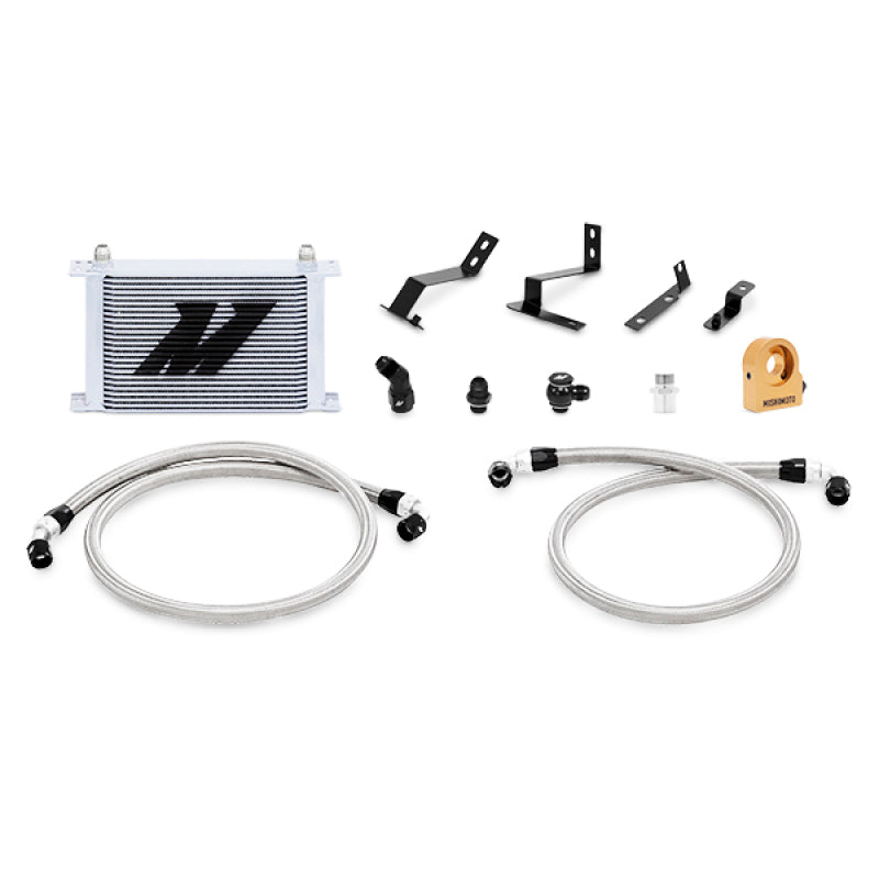 Mishimoto 2016+ Chevy Camaro Oil Cooler Kit w/ Thermostat - Silver (CLOSE OUT)
