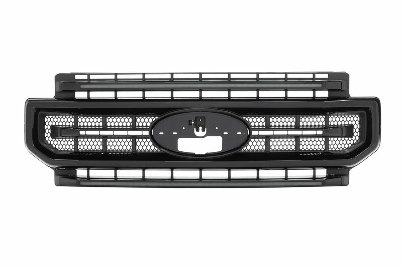 XBG LED Grille: Ford Super Duty (20-22) (Unfinished / Amber DRL)