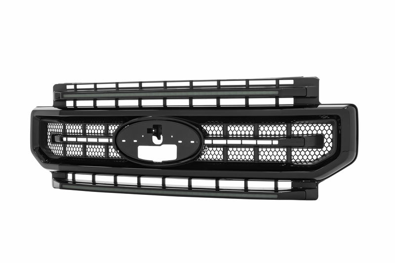 XBG LED Grille: Ford Super Duty (20-22) (Unfinished / Amber DRL)