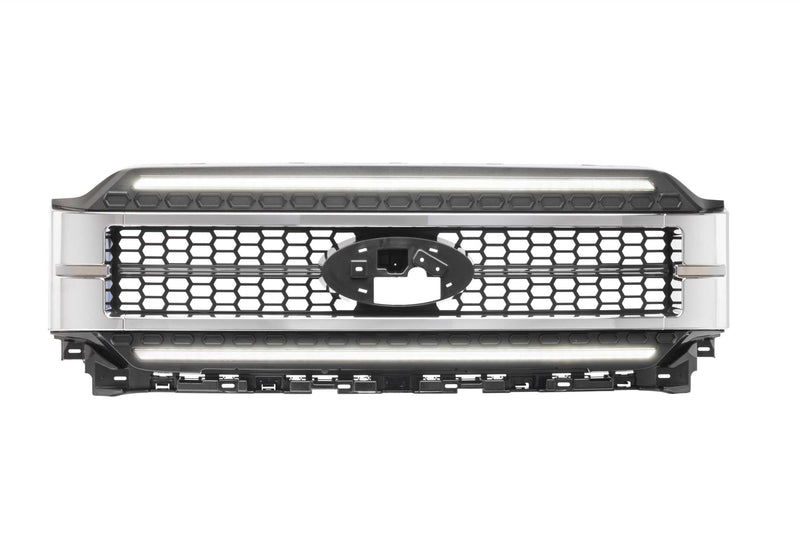 XBG LED Grille: Ford F150 (2021+) (Chrome Finish / White DRL)