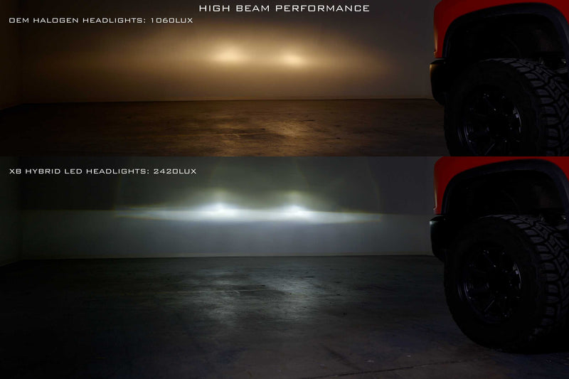 XB Hybrid Headlights: Chevrolet Silverado HD (2020+) (Pair)