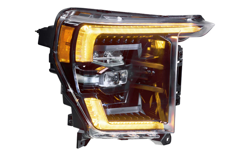 XB Headlights: Ford F150 (2021+) (White DRL)