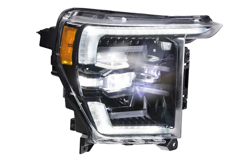 XB Headlights: Ford F150 (2021+) (White DRL)