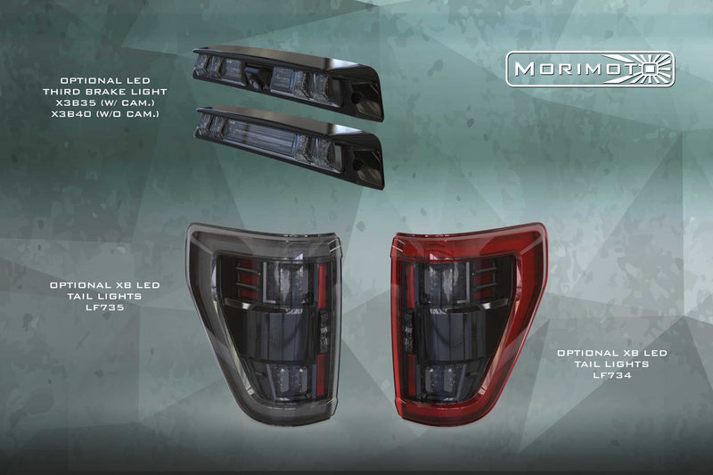 XB Headlights: Ford F150 (2021+) (White DRL)