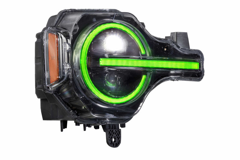 XRGB LED Headlights: Ford Bronco (21+) (Pair / RGB DRL)