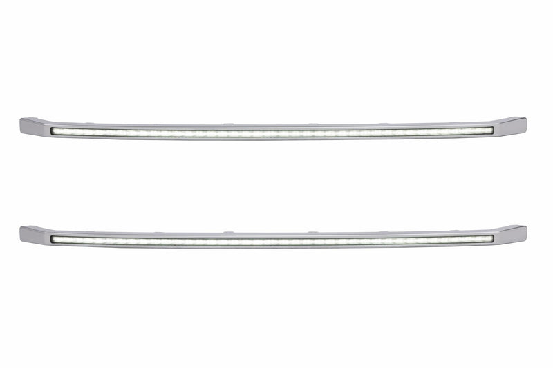 XBG LED DRL Grille Inserts: Ford Super Duty Platinum (20-22) (White)