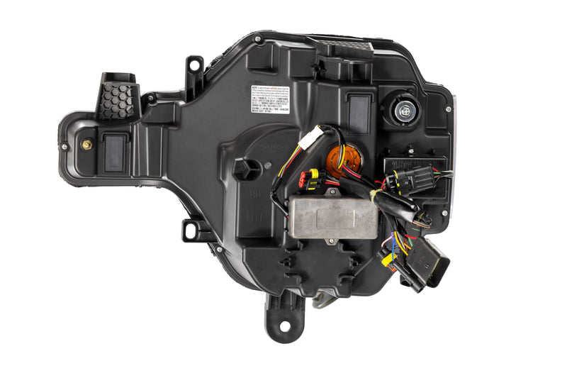 XB LED Headlights: Ford Bronco (21+) (Pair / Amber DRL)