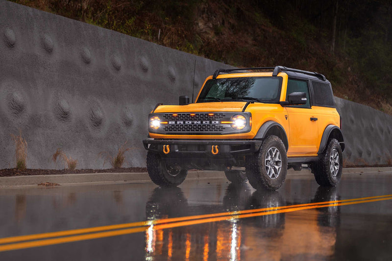 XB LED Headlights: Ford Bronco (21+) (Pair / Amber DRL)