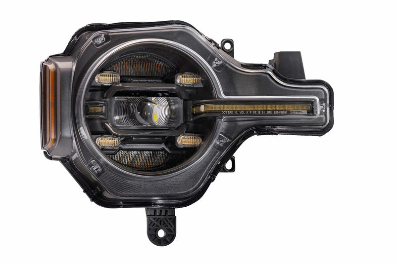 XB LED Headlights: Ford Bronco (21+) (Pair / White DRL)