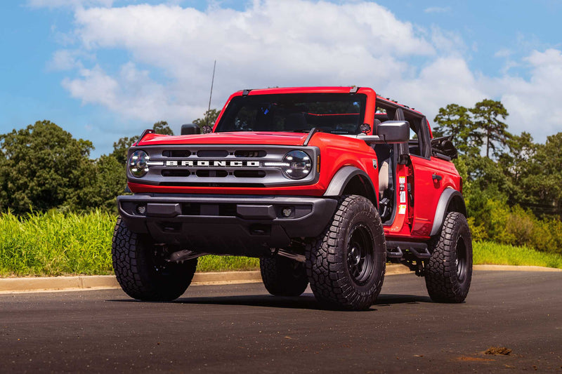 XB LED Headlights: Ford Bronco (21+) (Pair / White DRL)