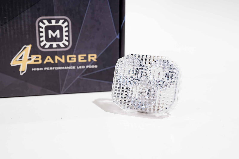 Morimoto 4Banger Replacement Lens (White / Flood)