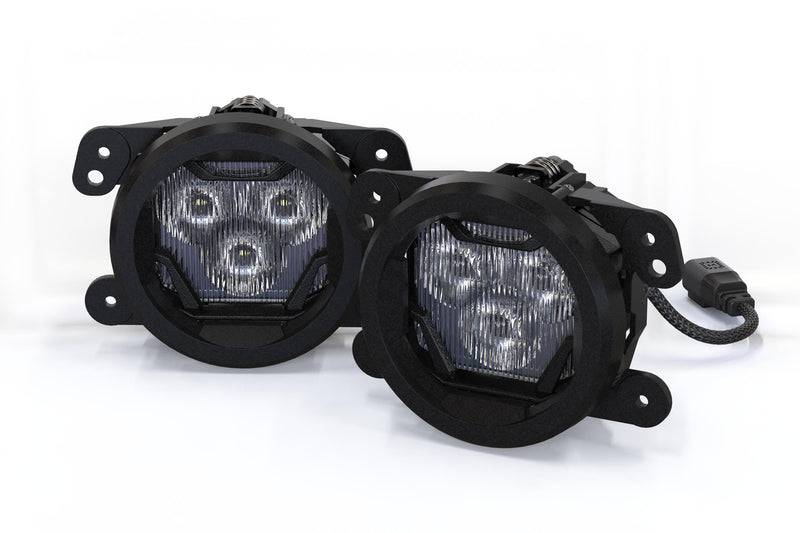 Morimoto 4Banger Fog Light Kit: JL/JT (2018+) (NCS/Wide/Yellow)