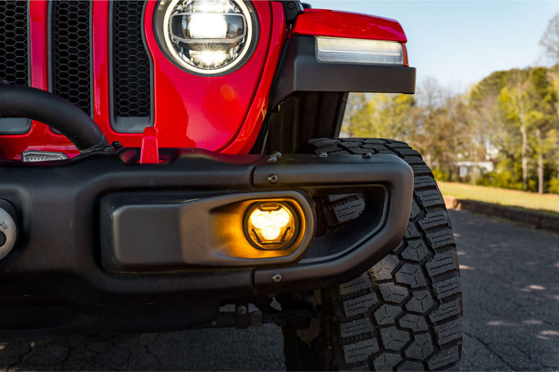 Morimoto 4Banger Fog Light Kit: JL/JT (2018+) (NCS/Wide/Yellow)