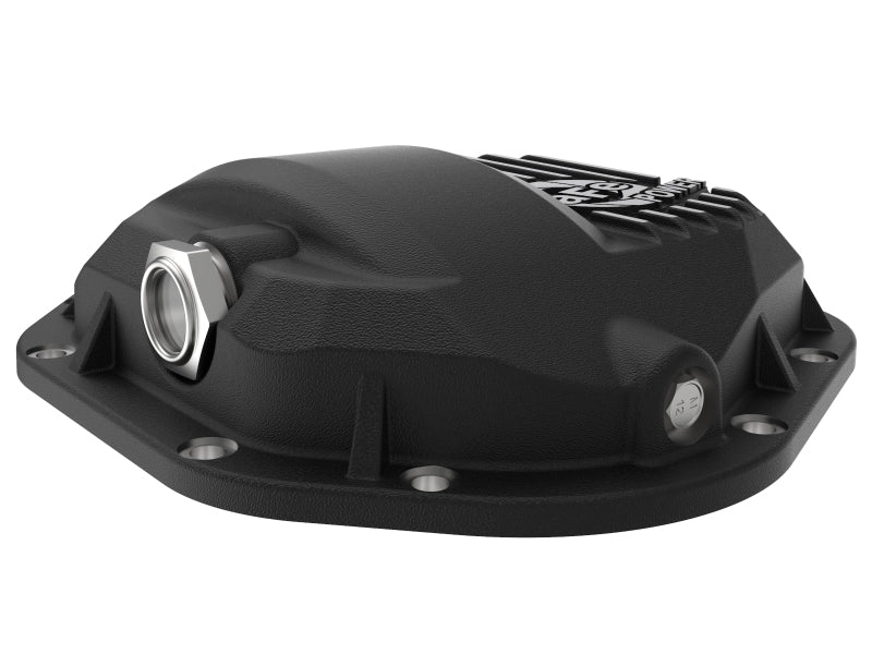 aFe Pro Series Dana 60 Front Differential Cover Black w/ Machined Fins 17-20 Ford Trucks (Dana 60)