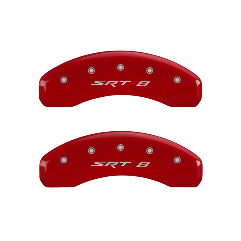 MGP 4 Caliper Covers Engraved Front & Rear SRT8 Yellow finish black ch