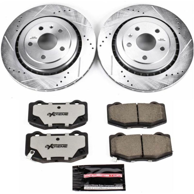 Power Stop 16+Chevrolet Camaro 1SS/2SS (4 piston Brembo front and rear) Z26 Street Warrior Brake Kit