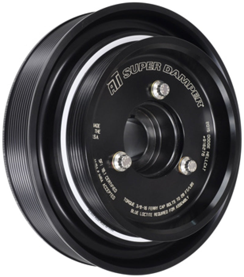 ATI Damper - 7.074in - Alum - 6 Grv - Dodge - 3.7 &amp; 4.7 - V6 w/Bolt On Pulley - More Sizes Avail