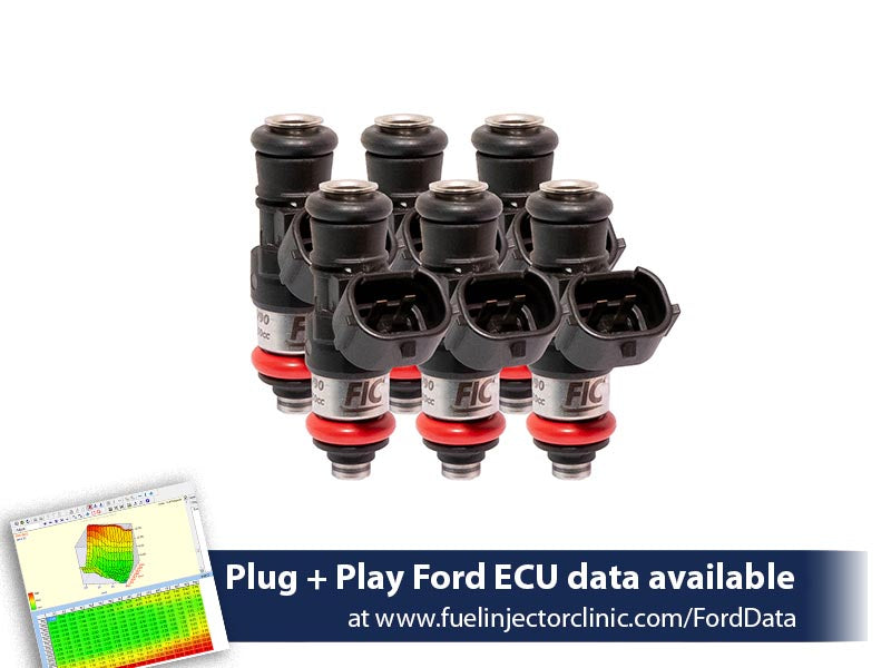 2150cc (200 lbs/hr at 43.5 PSI fuel pressure) FIC Fuel Injector Clinic Injector Set for Ford Raptor (2017-2019) Injector Sets
