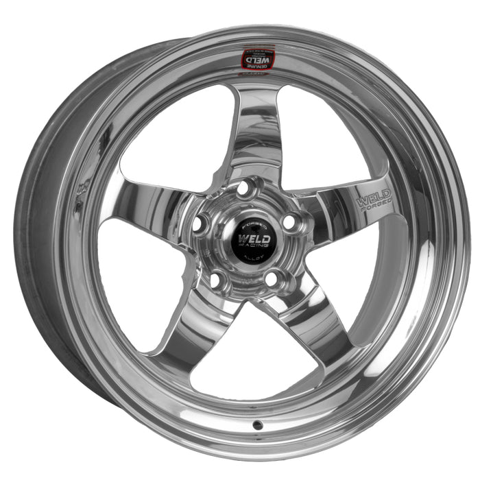 Weld S71 17x5 / 5x120mm BP / 2.2in. BS Polished Wheel (High Pad) - Non-Beadlock