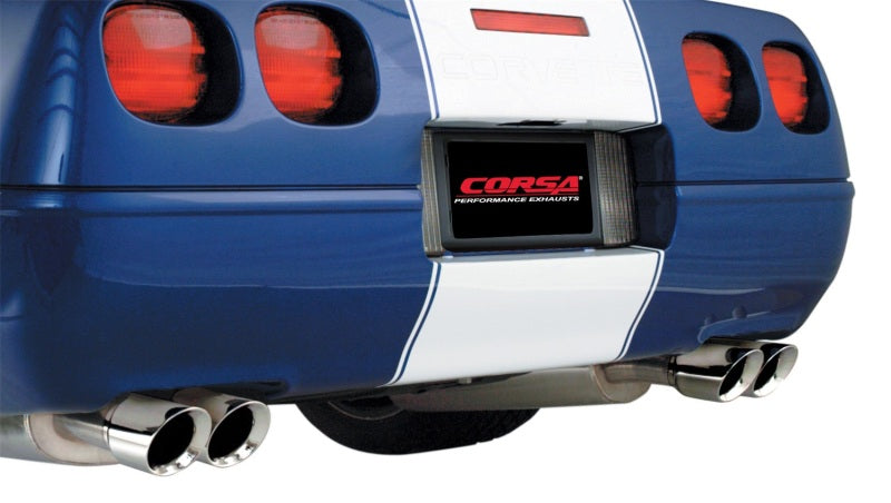 Corsa 96-96 Chevrolet Corvette C4 5.7L V8 LT4 Polished Sport Cat-Back Exhaust