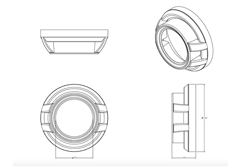Apollo 1.0 Projector Shroud