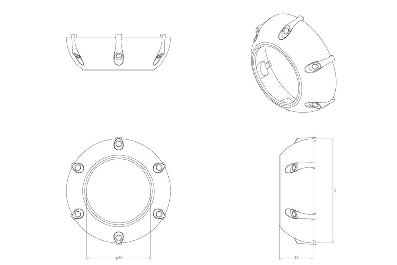 GTi-R Projector Shroud