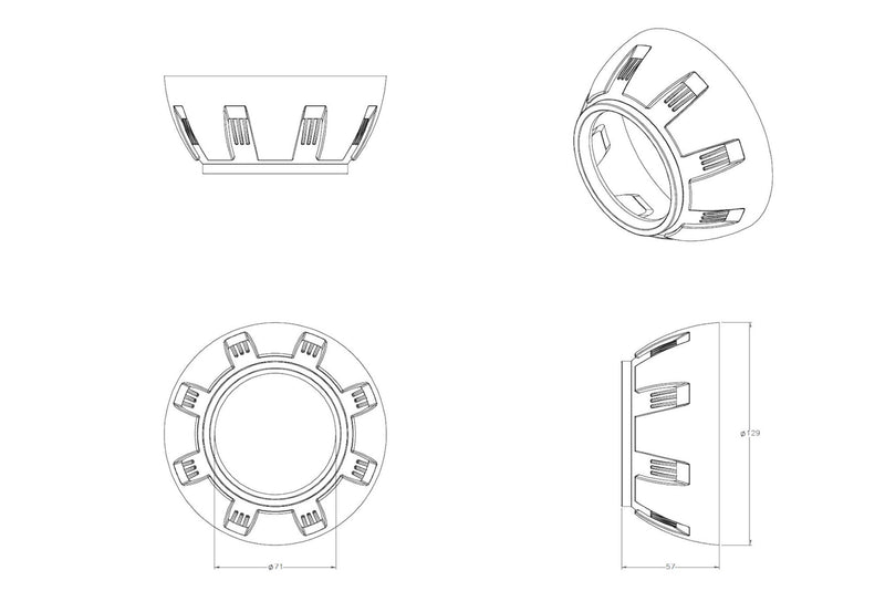 Orbit Projector Shroud