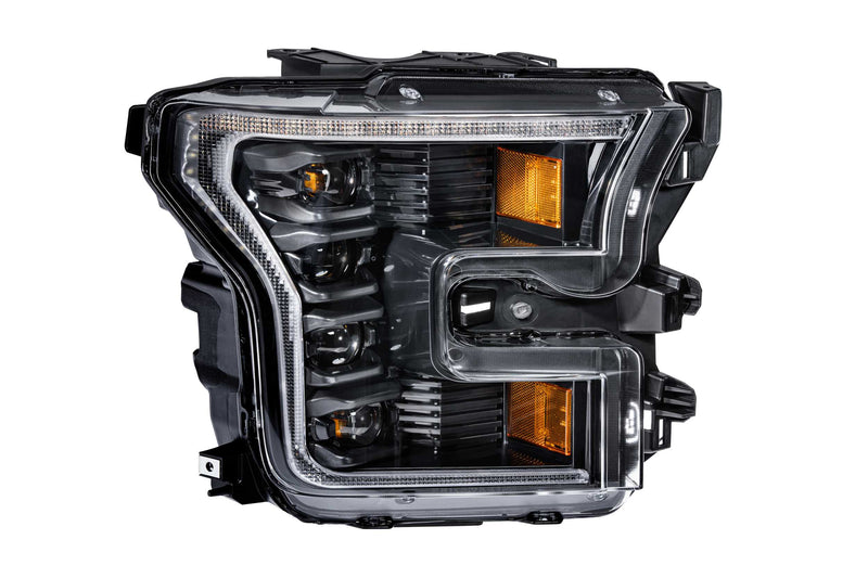 XB LED Headlights: Ford F150 (15-17) (Pair / ASM / White DRL) (Gen 2)