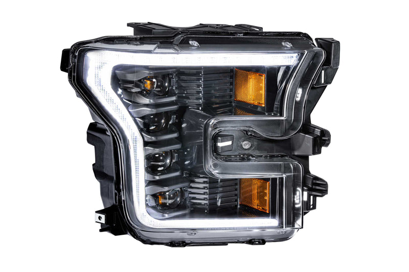 XB LED Headlights: Ford F150 (15-17) (Pair / ASM / White DRL) (Gen 2)