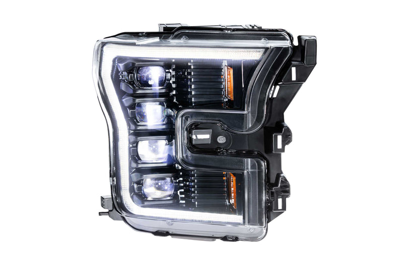 XB LED Headlights: Ford F150 (15-17) (Pair / ASM / White DRL) (Gen 2)