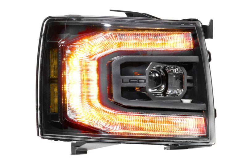 XB LED Headlights: Chevy Silverado (07-13) (Pair / ASM / Gen II)
